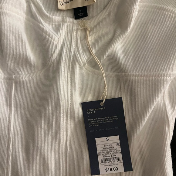 White, Universal Thread corset tank top. Never worn, new with tag. - Picture 3 of 3